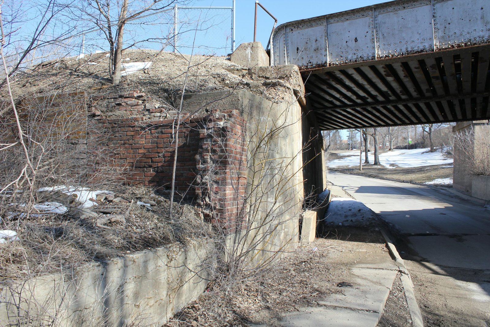 West abutment